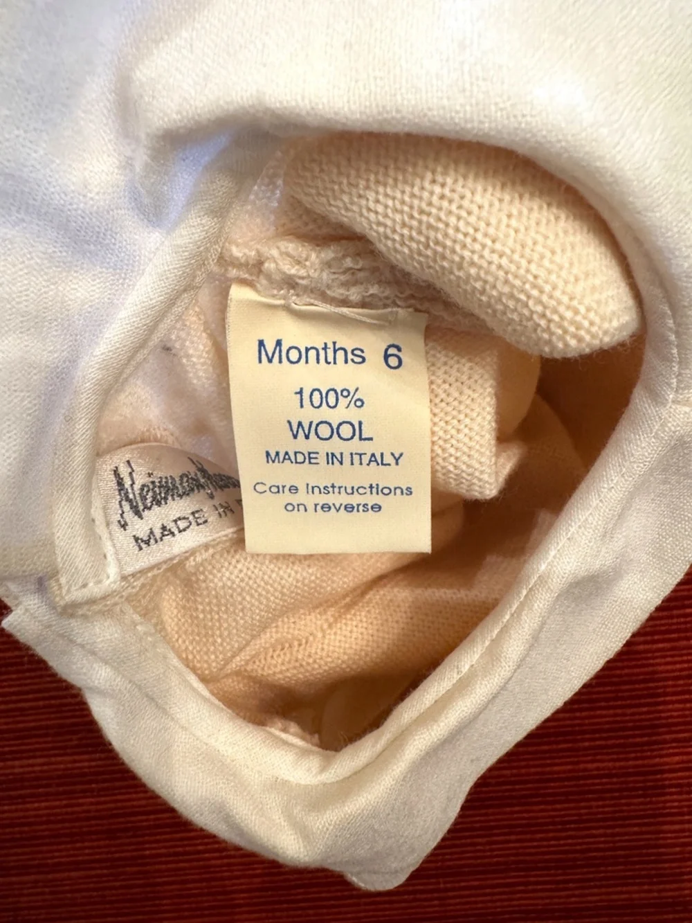 Neiman Marcus Embroidered Baby Dress Made in ITALY